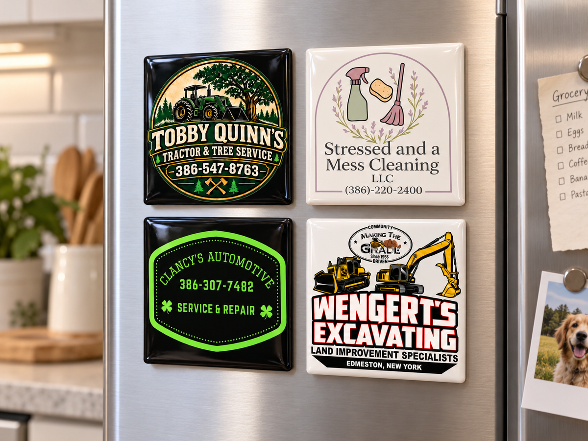 2”x2” Business Magnets